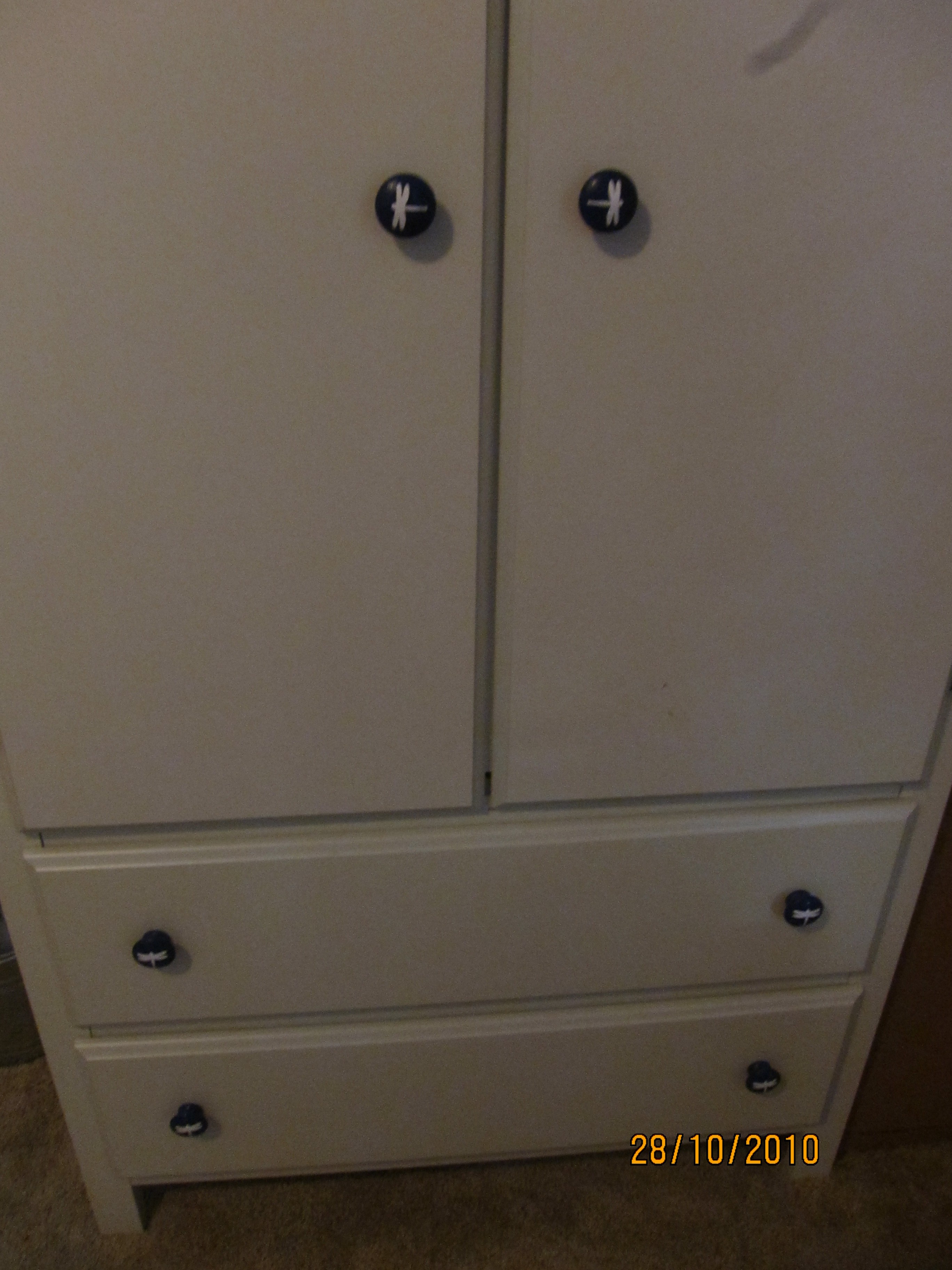 8 Armoire Redo With Pottery Barn Inspired Knobs The Practical